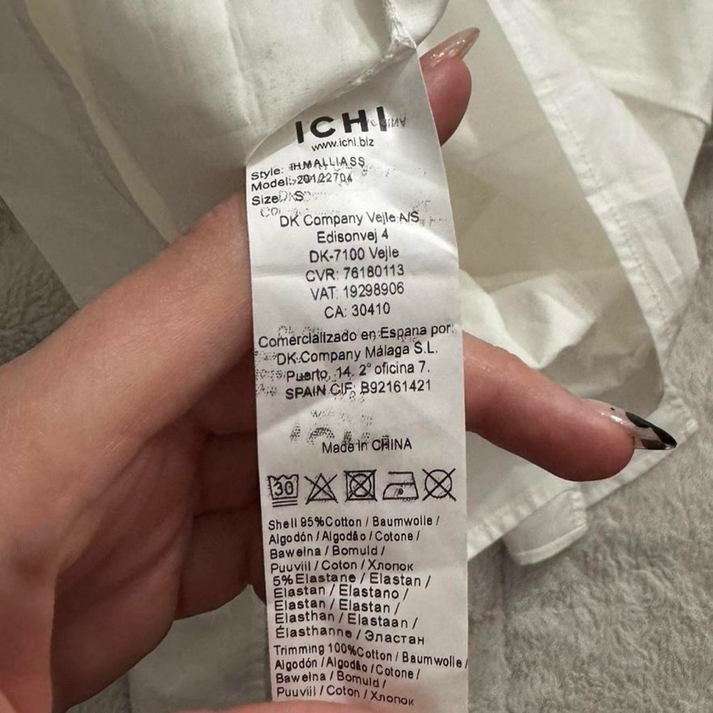 ICHI Avant Garde Streetwear White Tee NWT - Picture 8 of 8